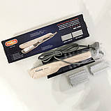 Щипці для волосся MAGIO MG-175P 40 Вт з насадками для гофре, Супер професійний прасок, Щипці для волосся, фото 6