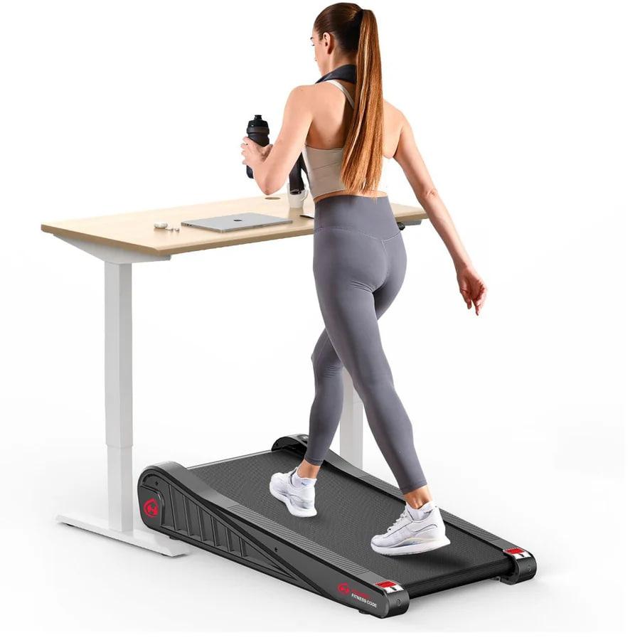 Електрична бігова доріжка Treadmill F521 з нахилом до 120 кг, 6 км/год, компактна з пультом для квартири