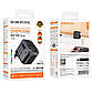 Мережевий зарядний пристрій BOROFONE BAC13 Leader 3-port PD20W(1C2A) universal conversion charger Black, фото 3