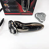 Бритви акумуляторні Gemei GM-7719, Електробритва, Електрична машинка для стрижки, Портативне гоління QX-41, фото 10