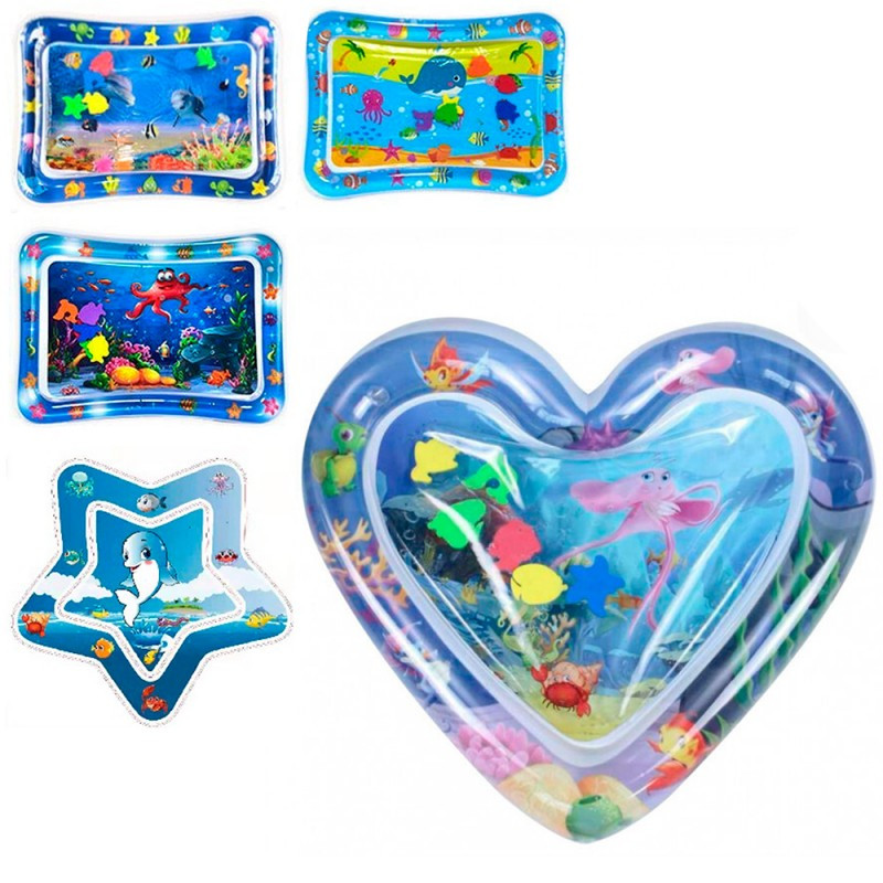 Килимок для новонародженого WM-1-5 надувний, водний, 5 видів, фото 1