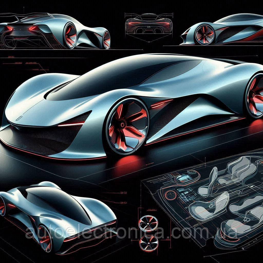 Картина на полотні "Futuristic Sports Car" | FSC.7.4