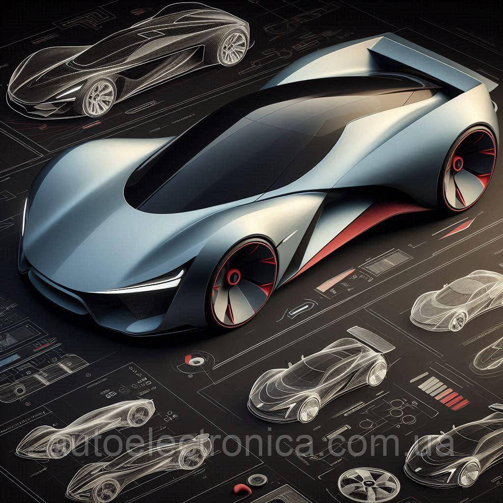 Картина на полотні "Futuristic Sports Car" | FSC.7.6, фото 1