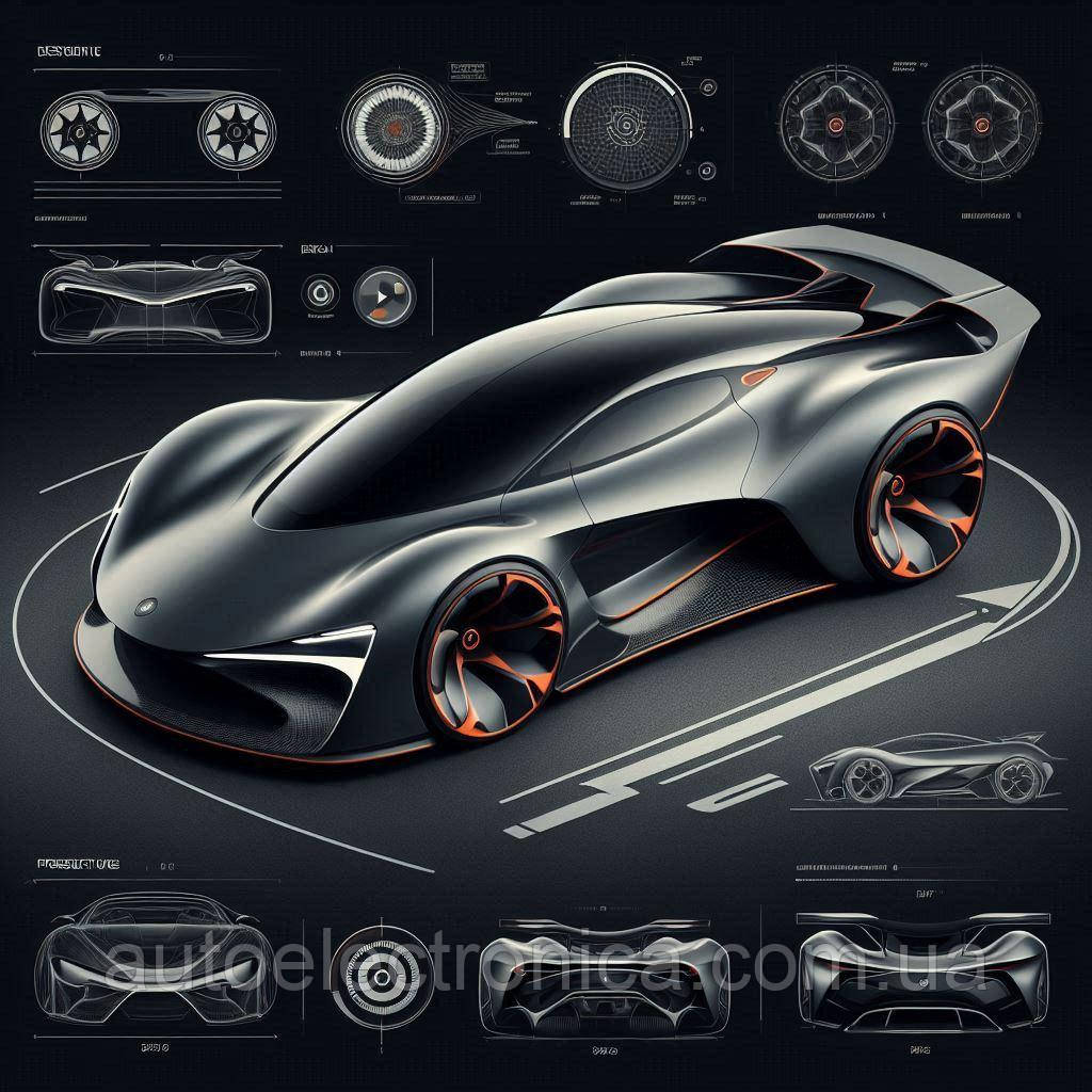 Картина на полотні "Futuristic Sports Car" | FSC.7.12