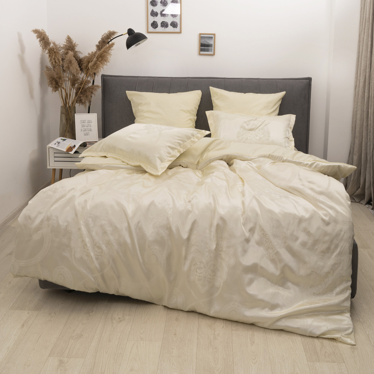 Постільна білизна Вілюта Tiare сатин жакард — 1747 Сімейний, фото 1