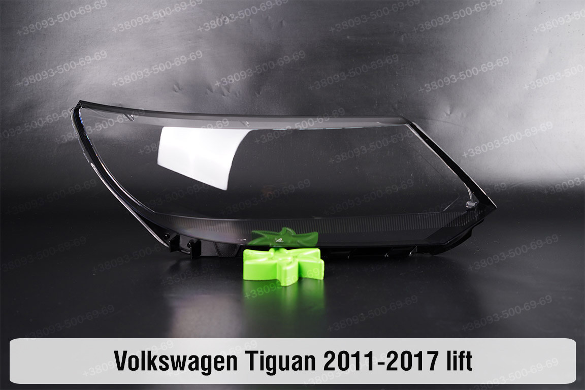 Скло фари VW Volkswagen Tiguan (2011-2017) рест праве, фото 1