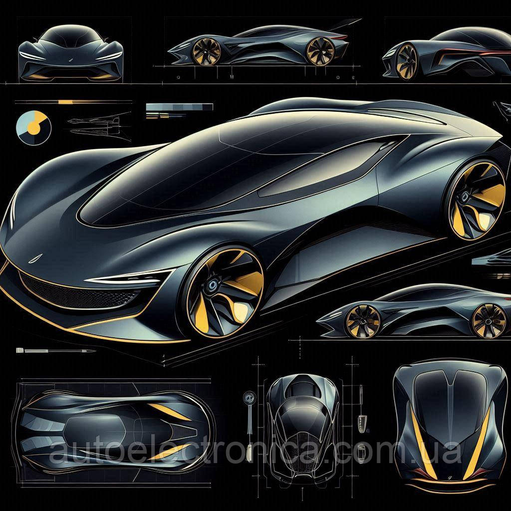 Картина на полотні "Futuristic Sports Car" | FSC.7.14