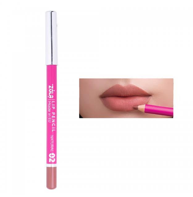Матовий олівець для губ Zola Lip Pencil №2 - Natural