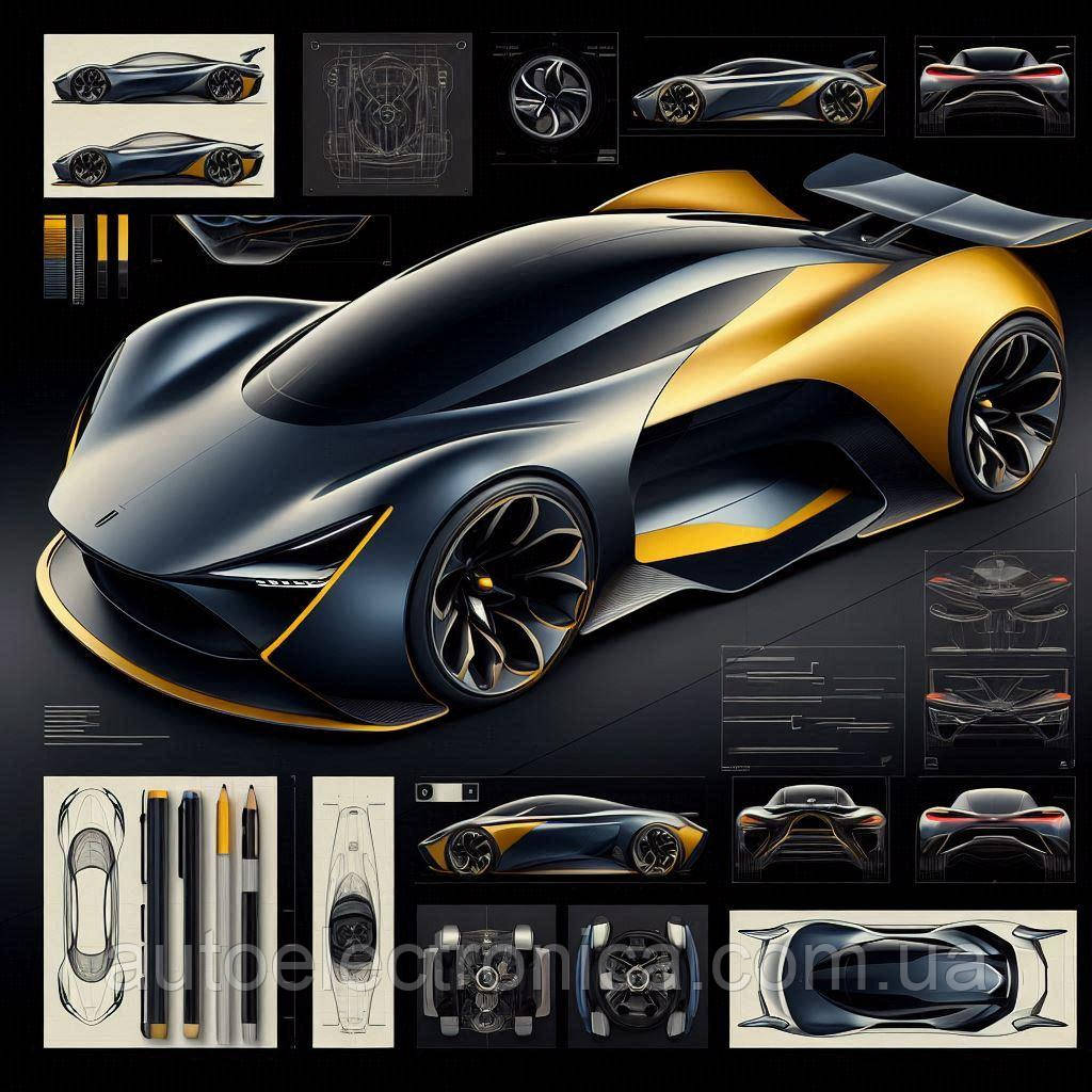 Картина на полотні "Futuristic Sports Car" | FSC.7.18