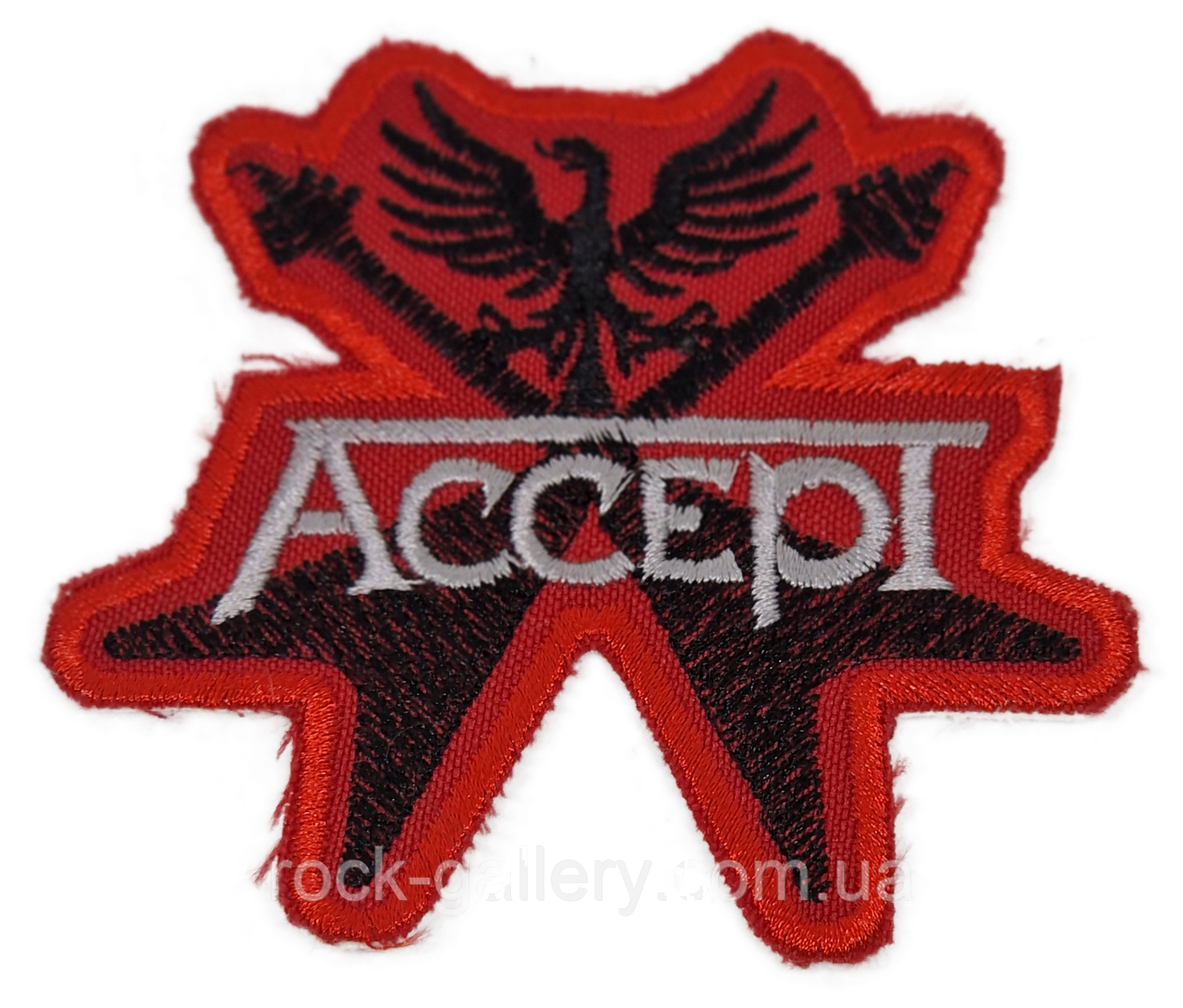 Нашивка з вишивкою "ACCEPT" 8 см х 9 см