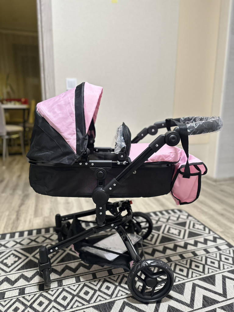 Коляска для ляльки 2в1 Carrello Fortuna 9695 PINK Рожева - фото покупців 1