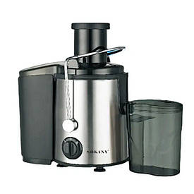 Соковижималка електрична шнекова 400 Вт Чорна Sokany