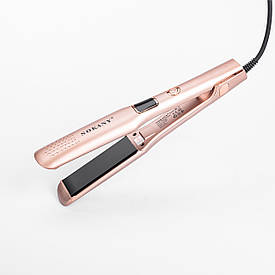 Випрямляч для волосся 50 Вт плойка щипці для короткого та довгого волосся з керамічним покриттям Рожевий Sokany