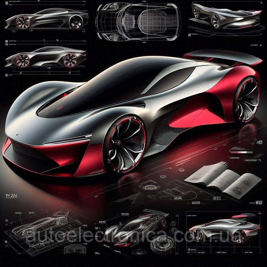 Картина на полотні "Futuristic Sports Car" | FSC.7.24