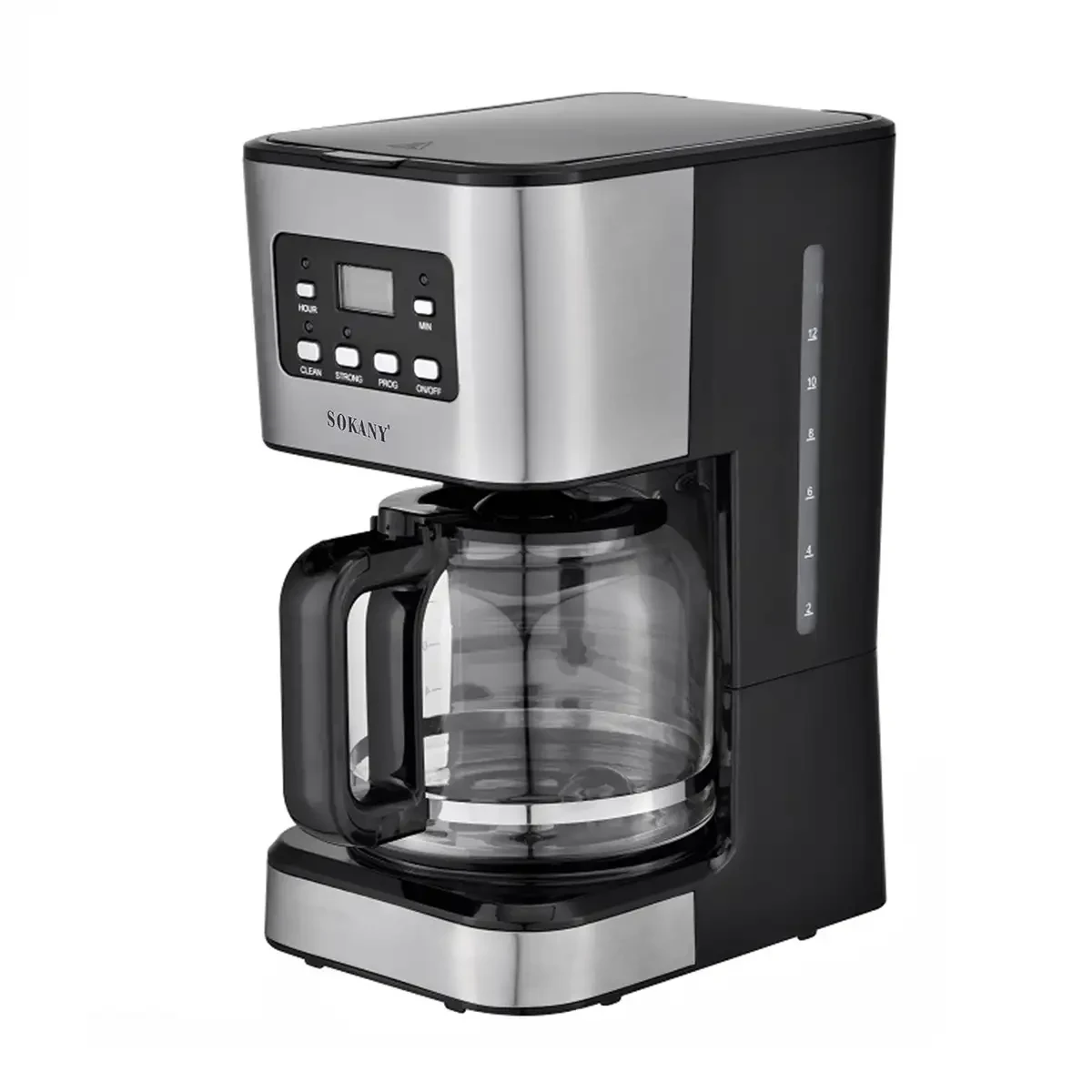 Кавоварка краплинна Sokany з підігрівом кавника 1,5 літра, фото 1