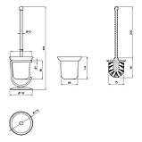 Йоржик Lidz Oreo 0503 підлоговий (матове скло) LDORE0503CRM22324 Chrome, фото 2