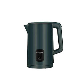 Електрочайник з автоматичним вимкненням 2,5 л Sokany побутовий 1500 Вт
