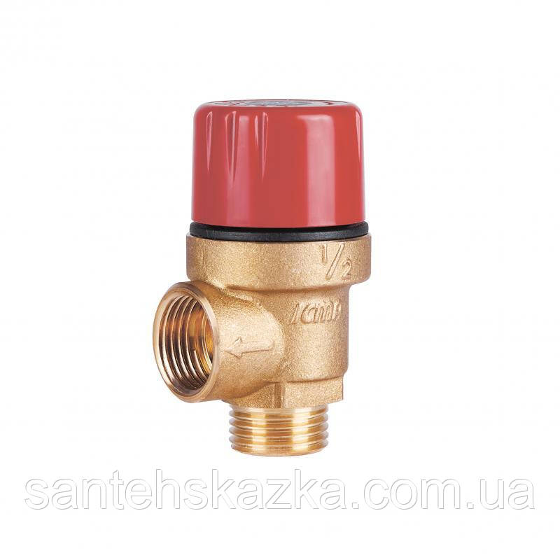 Запобіжний клапан Icma 1/2" ВН 2,5 бара No242, фото 1