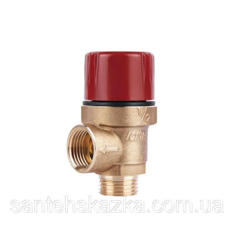 Запобіжний клапан Icma 1/2" ВН 3 бар No242, фото 1
