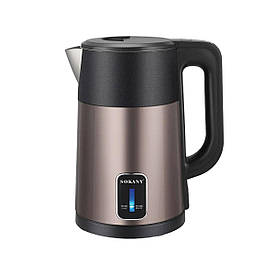 Електрочайник з автоматичним вимкненням 2,5 л Sokany побутовий 1500 Вт