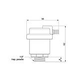 Повітровідвідник автоматичний Icma 1/2" No719, фото 2