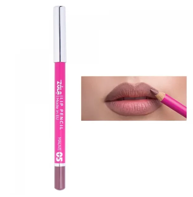 Матовий олівець для губ Zola Lip Pencil №5 - Mauve