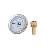 Термометр SD Plus 120oC 63 мм 1/2", заднє під'єднання SD17440MM, фото 5