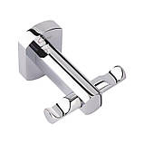 Гачок Qtap Liberty подвійний QTLIBCRM1154 Chrome, фото 3