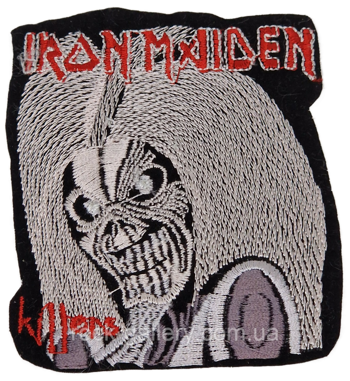 Нашивка термо " Iron Maiden" 7 см х 8 см