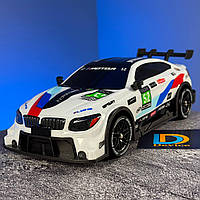 Дрифт машинка на радіокеруванні BMW M-POWER Neon Біла. Машинка БМВ для дрифту на радіоуправлінні. Машинка на пульті