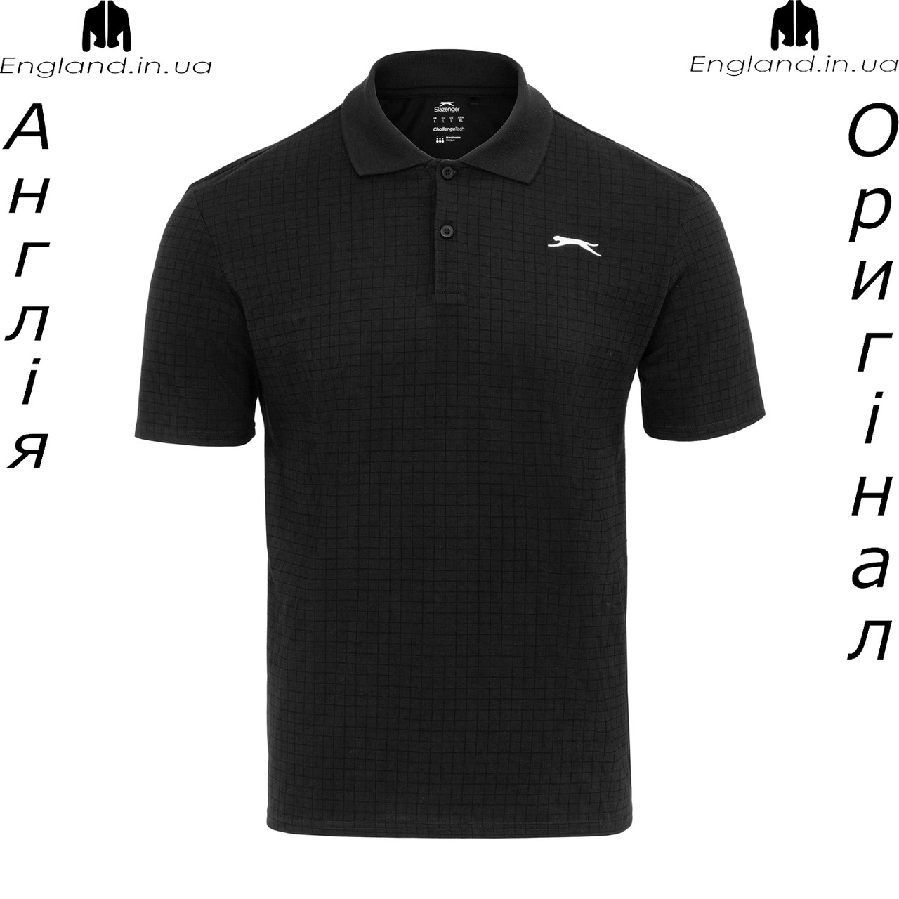 Поло чоловіча Slazenger (Слазенгер) з Англії - в клітку, фото 1