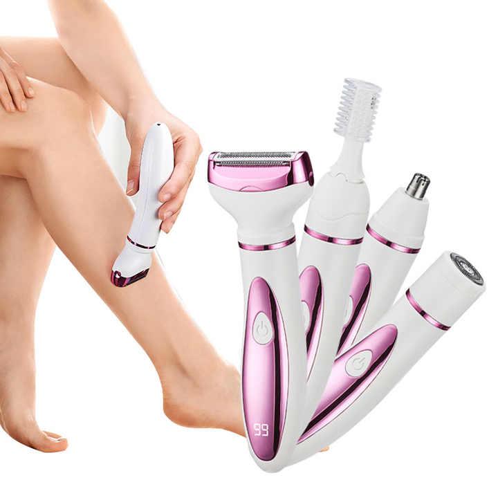 Тример епілятор із 4 насадками Geemy GM-3161 4in1, фото 1