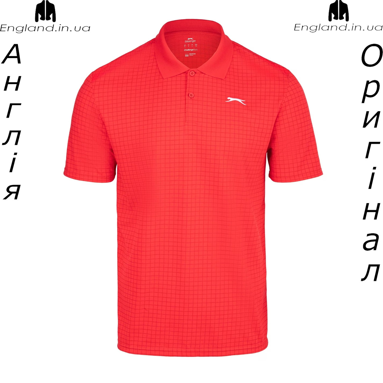 Поло чоловіча Slazenger (Слазенгер) з Англії - в клітку, фото 1