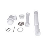 Сифон для раковини Lidz (WHI) LU06 колбовий (вихід 50 мм), фото 3