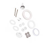 Комплект арматура з клапаном бічного подавання 1/2 Lidz, фото 3