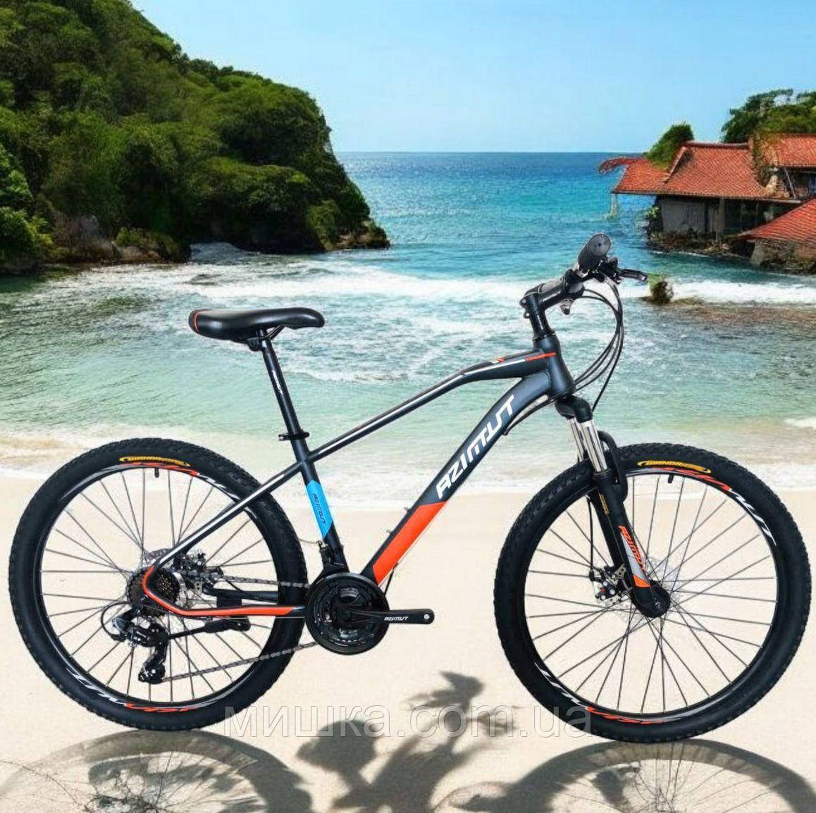 Велосипед гірський Gemini Azimut GFRD колеса 26", сталева рама 15,5", дискові гальма, фото 1