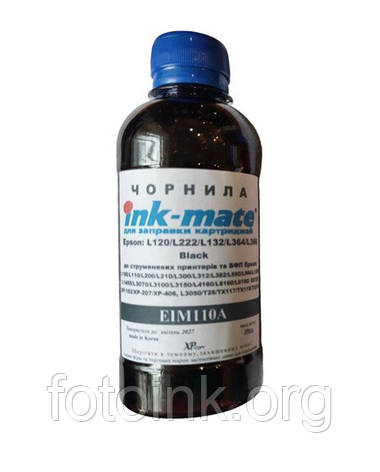 Чорнила Ink-Mate EIM 110A Black 200 ml, фото 3