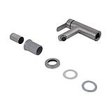 Змішувач для раковини Brinex Pure 001F низький Nickel BRIPUR001FNKL, фото 4