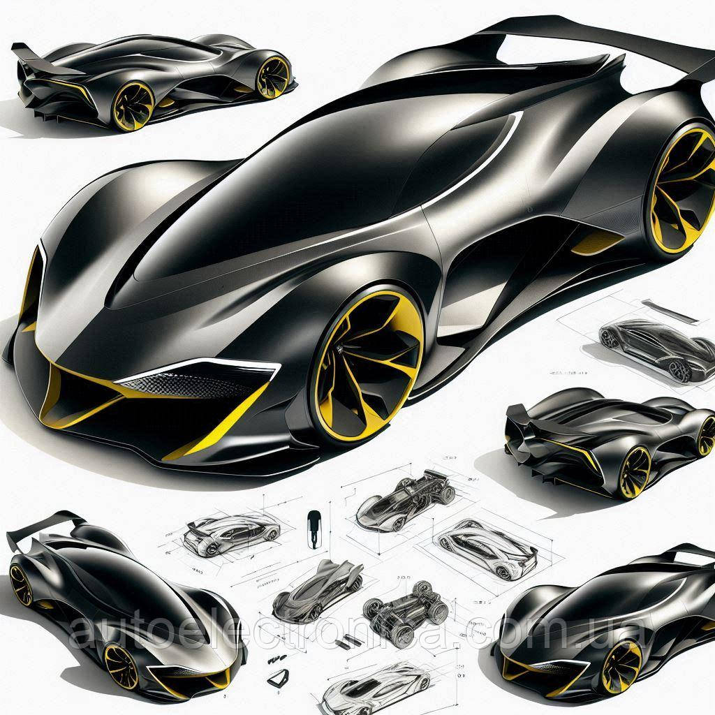 Картина на полотні "Futuristic Sports Car" | FSC.7.32