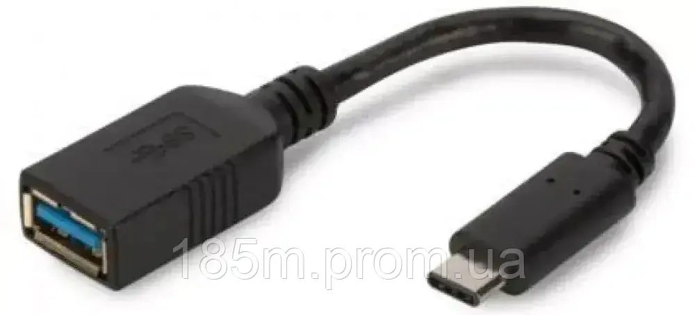 Перехідник OTG ATCOM Type-C - USB 3.0 чорний 11310, фото 1