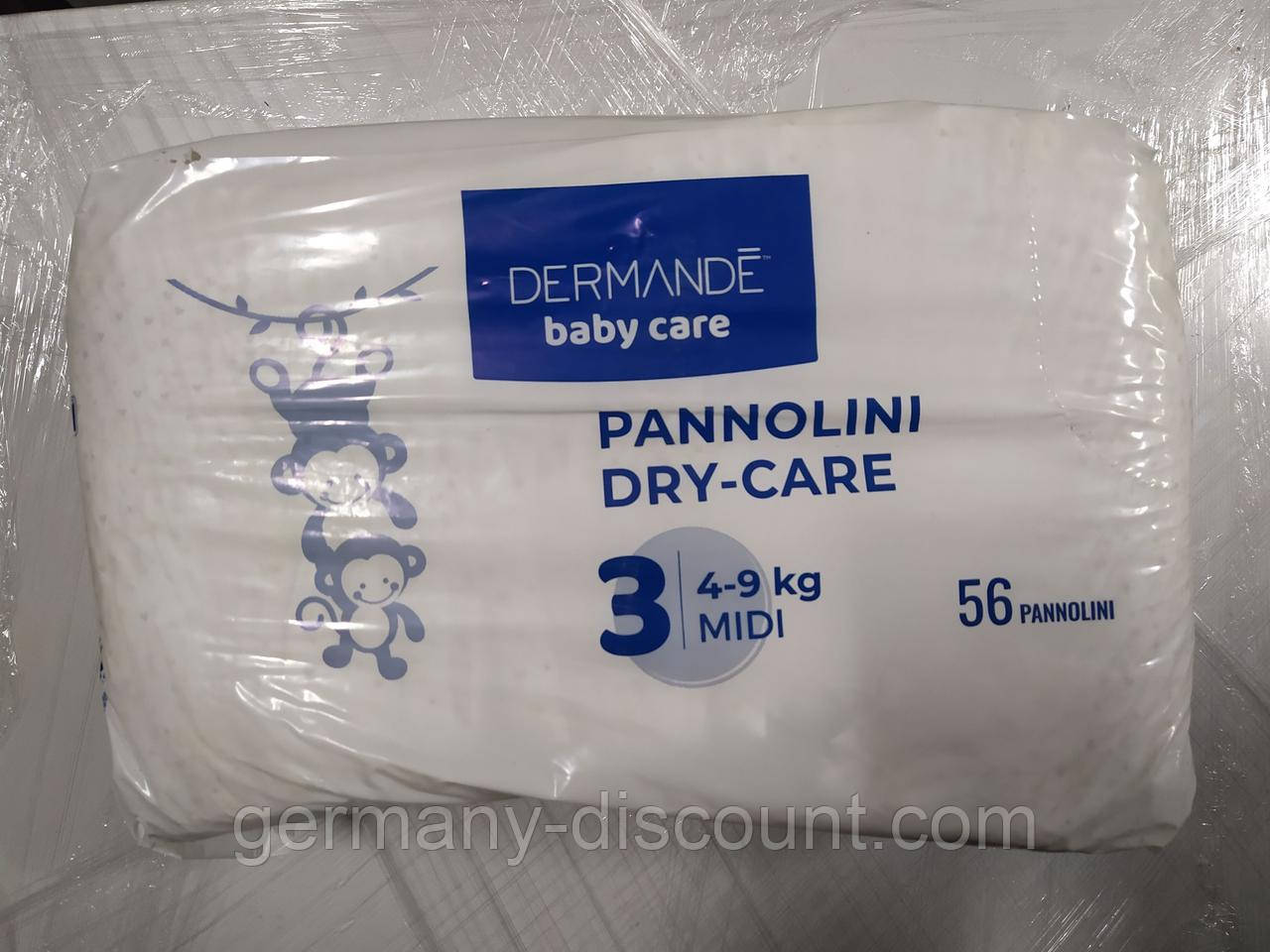 Підгузники Dermande baby care 3, 4-9кг, 56шт Італія