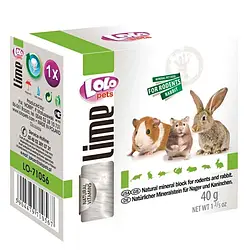 Мінеральний камінь Lolopets для гризунів і кроликів Натуральний 40 г