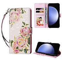 Чохол-книжка Color Book Leather для Samsung Galaxy S23 FE Rose Flowers