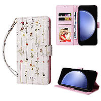 Чохол-книжка Color Book Leather для Samsung Galaxy S23 FE Spring Flowers