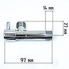Комплект приборних кранів 1/2" кутових 33 (2шт) Boiler Series, фото 5