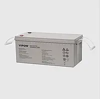 Гелевий акумулятор Vipow BAT0419 12V/200AH для ДБЖ та інверторів