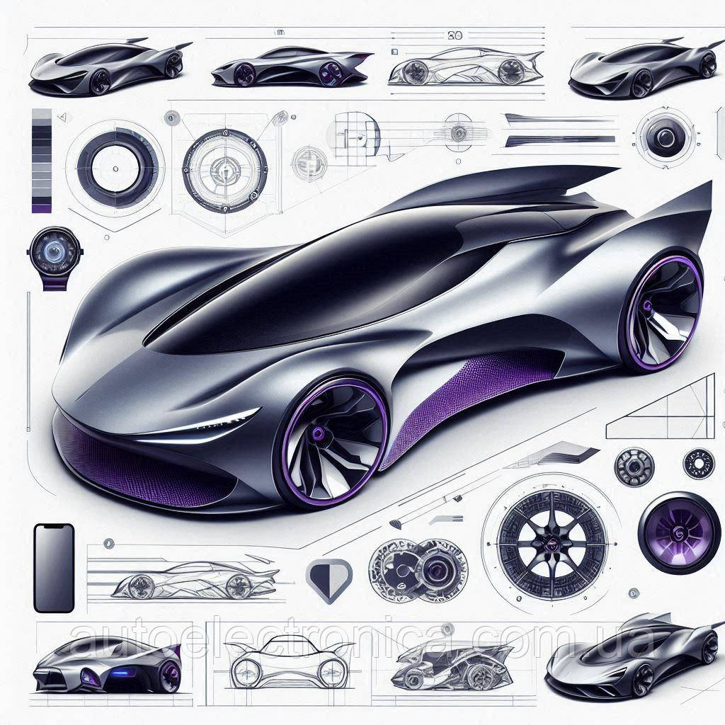 Картина на полотні "Futuristic Sports Car" | FSC.7.37