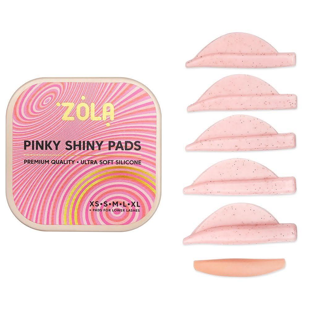 Zola валики Pinky Shiny Pads (XS, S, M, L, XL) для ламінування вій (6 пар./уп.)