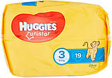 Підгузки Huggies Unistar 3 Чехія 19шт, фото 3