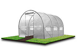 Теплиця, парник армована плівкова GardenLine TUN5590 10м2 4х2, 5х2м біла